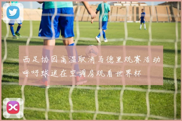 西足协因高温取消马德里观赛活动呼吁球迷在空调房观看世界杯